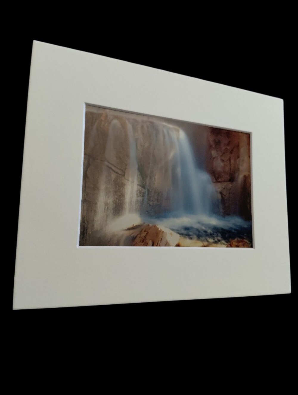 Serene Waterfall Art Photo Print By Jack E. Stiddard 5x7/8x10 Mat ✨️PRICE FIRM✨️